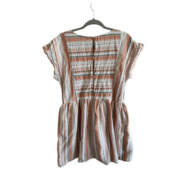 She + Sky Women’s Medium Light Multicolor Short Sleeve Mini Dress - Picture 6 of 10